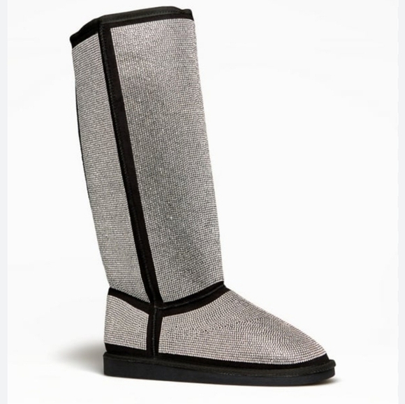 Just Fab Rhinestone Flat boots. Brand new size 7 - Picture 1 of 9